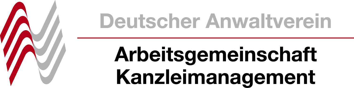 Deutscher Anwaltverein Arbeitsgemeinschaft Kanzleimanagement Logo